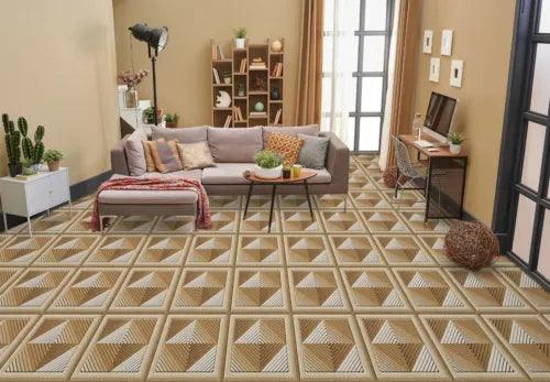 3D Brown Tiles 3905NA Floor WallPaper Murals Wall Print 5D AJ WALLPAPER AU Fay - Furniture4Design