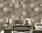 3D Brown Tiles E2182 Wallpaper Mural Paper Wall Print Indoor Murals CA Honey - Furniture4Design