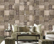 3D Brown Tiles G1083 Wallpaper Wall Murals Removable Self-adhesive Coco - Furniture4Design