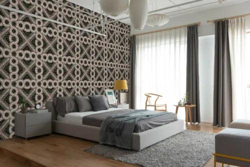 3D Brown Tiles G6824 Wallpaper Wall Murals Removable Self-adhesive Honey - Furniture4Design