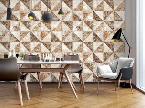 3D Brown Tiles O2631 Wallpaper Wall Murals Removable Wallpaper Sticker Eve - Furniture4Design