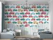 3D Cartoon Automobile Self-adhesive Removeable Wallpaper Wall Mural1 1054 - Furniture4Design