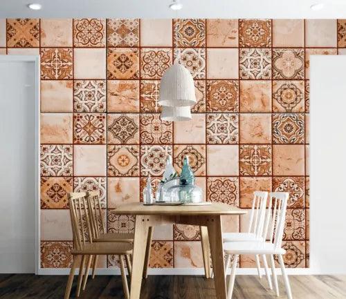 3D Classical Tile Patterns 5538NA Wallpaper Wall Murals Removable Wallpaper Romy - Furniture4Design