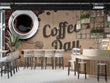 3D Coffee Coffee Bean Brown Self-adhesive Removeable Wallpaper Wall Mural1 2911 - Furniture4Design