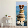 3D Creative Wallpaper Door Stickers Stone Sunglasses Self-adhesive Poster Mural - Furniture4Design