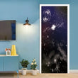 3D Dark Universe Planet Self-adhesive Living Room Door Sticker Door Mural Poster - Furniture4Design