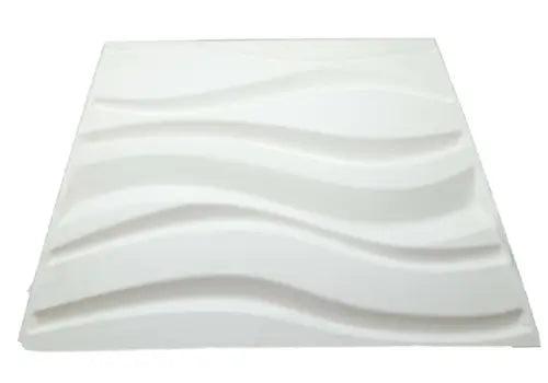 3D Decorative Wall Panels Textured Wall Panels, Matte White, 12 PK - Furniture4Design