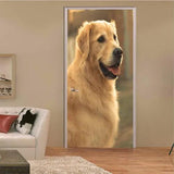 3D Dog Picture Poster Wall Mural Vinyl Wallpaper Door Sticker Bedroom Door Mural - Furniture4Design