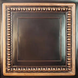 3D Embossed Wall Panel PVC Faux Tin Ceiling Tile PL06 Traditional copper 10pcs - Furniture4Design