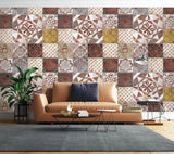 3D Flower Tile G458 Wallpaper Wall Murals Removable Self-adhesive Coco - Furniture4Design