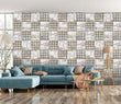 3D Flower Tiles G6775 Wallpaper Wall Murals Removable Self-adhesive Honey - Furniture4Design