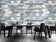 3D Gray Triangle Tiles G4112 Wallpaper Wall Murals Removable Self-adhesive Erin - Furniture4Design