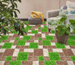 3D Green Grass Tile 55RAI79 Floor WallPaper Murals Wall Print Decal AJ WALL Fay - Furniture4Design