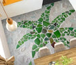 3D Green Tiles 14760NA Floor WallPaper Murals Wall Print 5D AJ WALLPAPER AU Fay - Furniture4Design