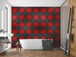 3D Grey Red Tiles O2107 Wallpaper Wall Murals Removable Wallpaper Sticker Eve - Furniture4Design