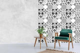 3D Grey Tile 5824 Wallpaper Mural Wall Print Wall Wallpaper Murals US Coco - Furniture4Design