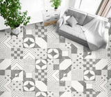 3D Grey Tile Pattern 24663NA Floor WallPaper Murals Wall Print Decal Fay - Furniture4Design