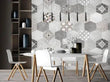 3D Grey Tile Pattern ZHUA13674 Wallpaper Wall Murals Removable Self-adhesive Amy - Furniture4Design