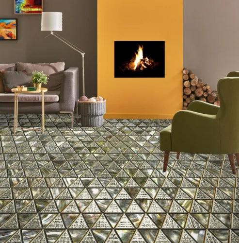 3D Grey Tiles 0282NA Floor WallPaper Murals Wall Print 5D AJ WALLPAPER AU Fay - Furniture4Design