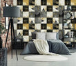 3D Leaf Tiles G9659 Wallpaper Wall Murals Removable Self-adhesive Honey - Furniture4Design