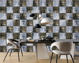 3D Light Blue Tiles G2042 Wallpaper Wall Murals Removable Self-adhesive Erin - Furniture4Design