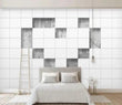 3D Love White Tile G3309 Wallpaper Wall Murals Removable Self-adhesive Honey - Furniture4Design