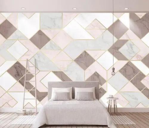 3D Marble Tile 2520 Wallpaper Mural Paper Wall Print Indoor Murals CA Coco - Furniture4Design