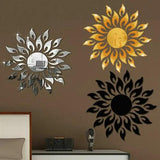 3D Mirror Sun Wall Sticker Art Removable Acrylic Mural Decal Home Room DIY Deco - Furniture4Design