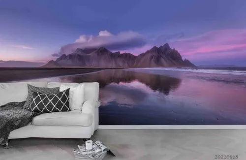 3D Mountain Cloud Sea Sky Self-adhesive Removeable Wallpaper Wall Mural1 4099 - Furniture4Design