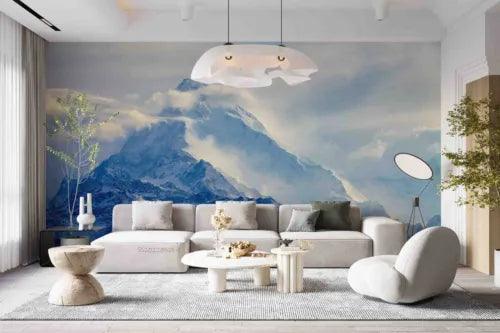 3D Mountain Fog Cloud Sky Self-adhesive Removeable Wallpaper Wall Mural1 3625 - Furniture4Design