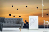 3D Mountain Hydrogen Balloon Self-adhesive Removeable Wallpaper Wall Mural1 4111 - Furniture4Design