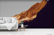 3D Mountain Sand Sky Gray Self-adhesive Removeable Wallpaper Wall Mural1 4165 - Furniture4Design