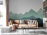 3D Mountain Sky Fog Wave Self-adhesive Removeable Wallpaper Wall Mural1 3083 - Furniture4Design