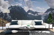 3D Mountain Snow Stone Self-adhesive Removeable Wallpaper Wall Mural1 3994 - Furniture4Design