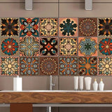 3D Multi Moroccan Self-adhesive Bathroom Kitchen Wall Stair Tile Sticker 20Pcs - Furniture4Design