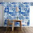 3D Nice Blue Tiles G4308 Wallpaper Wall Murals Removable Self-adhesive Erin - Furniture4Design