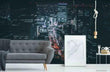 3D Night Urban Architecture Self-adhesive Removeable Wallpaper Wall Mural1 4095 - Furniture4Design