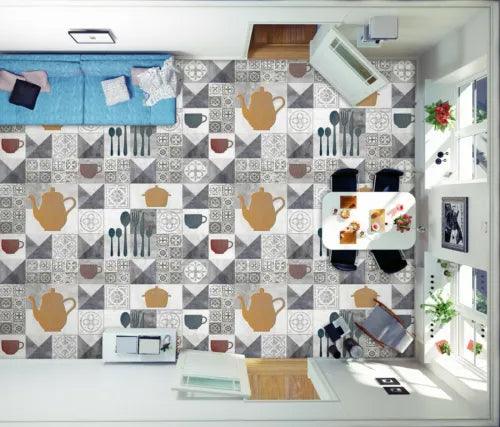 3D Parlor Tiles 3876NA Floor WallPaper Murals Wall Print 5D AJ WALLPAPER AU Fay - Furniture4Design