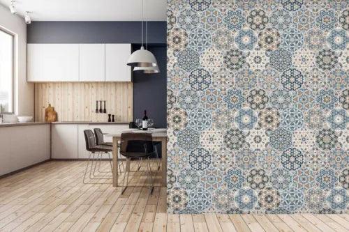 3D Pattern Tile 17596NA Wallpaper Wall Murals Removable Wallpaper Fay - Furniture4Design