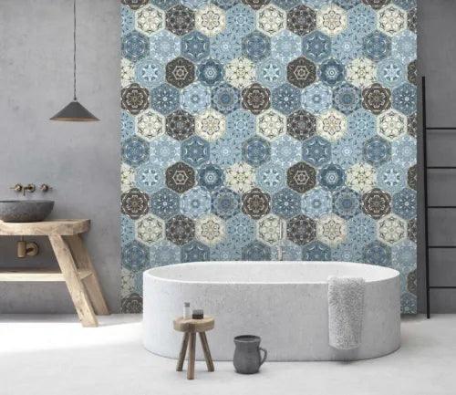 3D Pattern Tile 17671NA Wallpaper Wall Murals Removable Wallpaper Fay - Furniture4Design