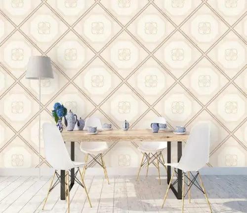 3D Petal Pattern Tiles 37781NA Wallpaper Wall Murals Removable Wallpaper Fay - Furniture4Design