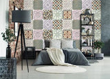 3D Petal Tile Pattern O952 Wallpaper Wall Murals Removable Wallpaper Sticker Eve - Furniture4Design