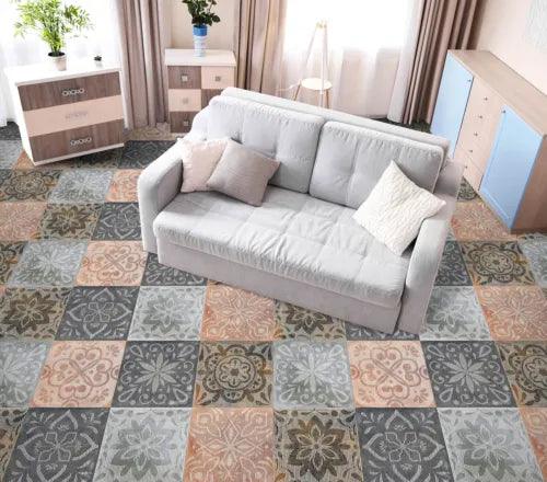 3D Tile Petals 3869NA Floor WallPaper Murals Wall Print 5D AJ WALLPAPER AU Fay - Furniture4Design