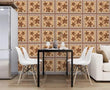 3D Tiles Petals E1394 Wallpaper Mural Paper Wall Print Indoor Murals CA Honey - Furniture4Design