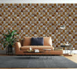 3D Yellow Art Petal Tiles 26417NA Wallpaper Wall Murals Removable Wallpaper Fay - Furniture4Design