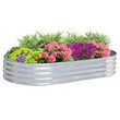 6x3x1ft Galvanized Garden Bed, Elevated Raised Garden Bed for Outdoor - Furniture4Design