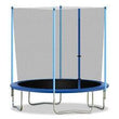 8 FT Trampoline Combo Bounce Jump Safety Enclosure Net With Spring Safety Pad - Furniture4Design