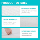 8-Inch Gel Memory Foam Queen Mattress with Washable Hypoallergenic Cover - Furniture4Design