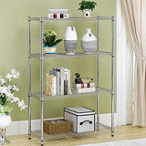 Adjustable 4 Tier Wire Shelving Unit for Heavy-Duty Storage - Furniture4Design