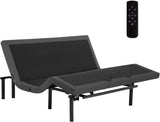 Adjustable Bed Frame with Head and Foot Articulation, Massage, and Wireless Remote Control - Furniture4Design